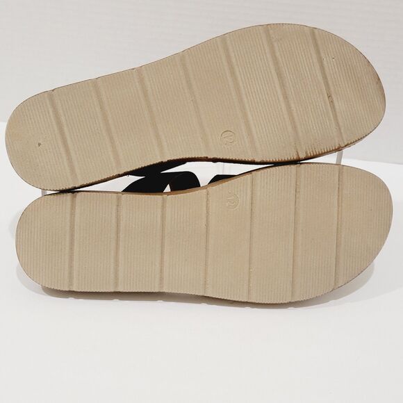 Corkys Dafne Women's Leopard Sandals Size 12 Black Tan 3 Strap Slip On Slides - Picture 12 of 13